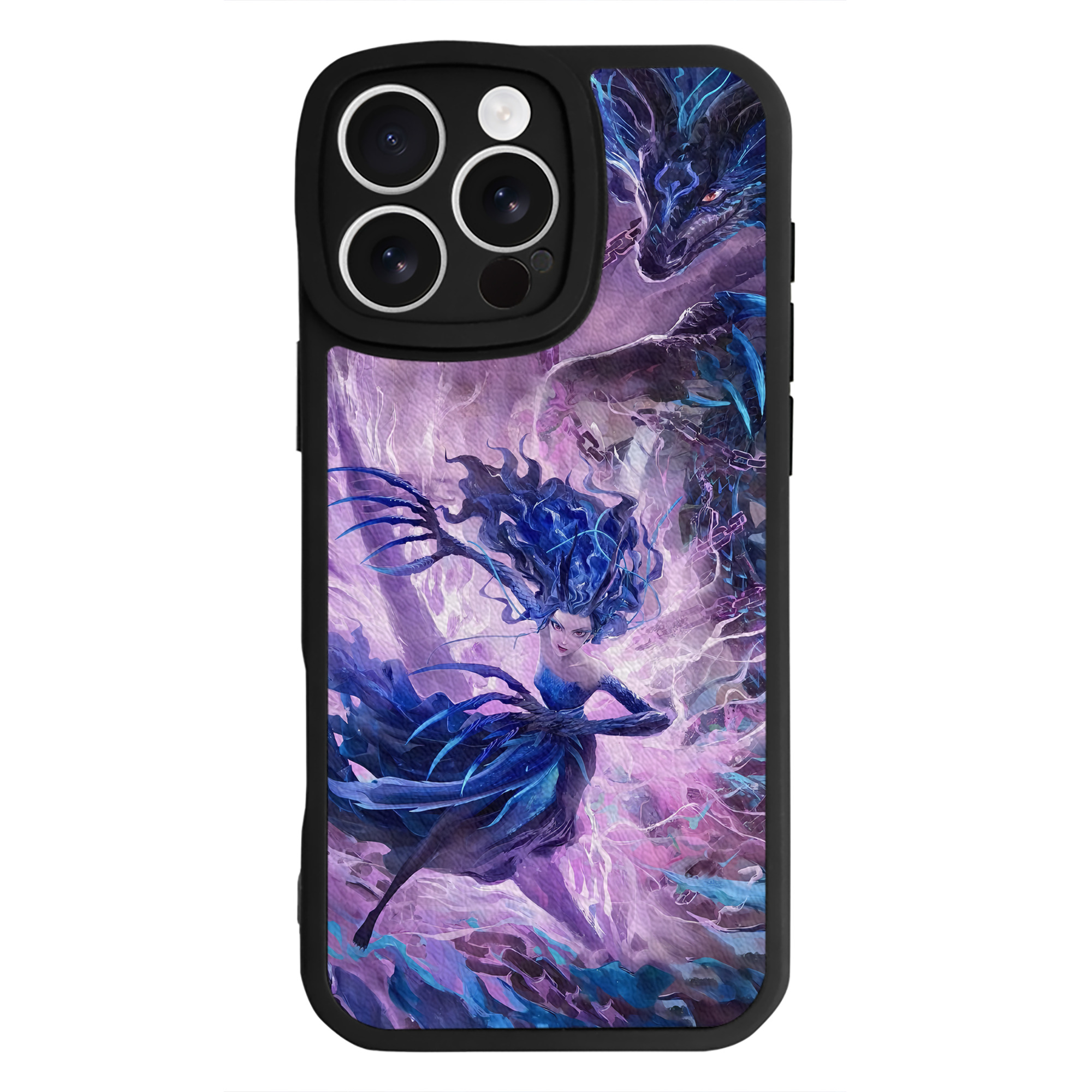 （画像用） Ne Zha 2 ナタ 魔童の大暴れ 【iPhone 16シリーズ対応】シリコンスマホケース（レザー調） 材質：シリコン